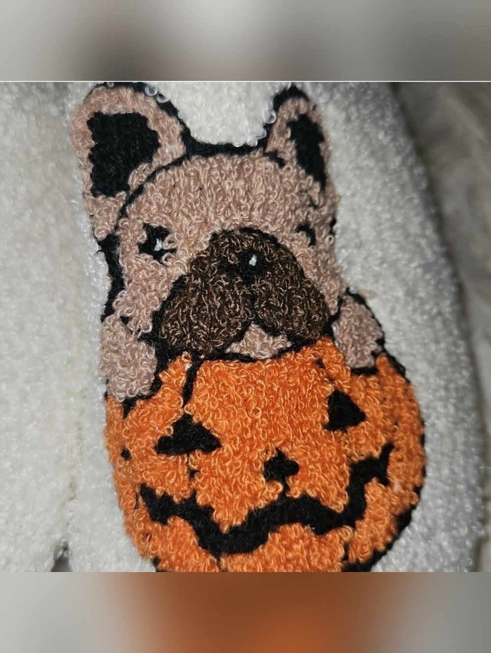 🎃🎃Frenchie Halloween Slippers🎃🎃 - Picture 3 of 9